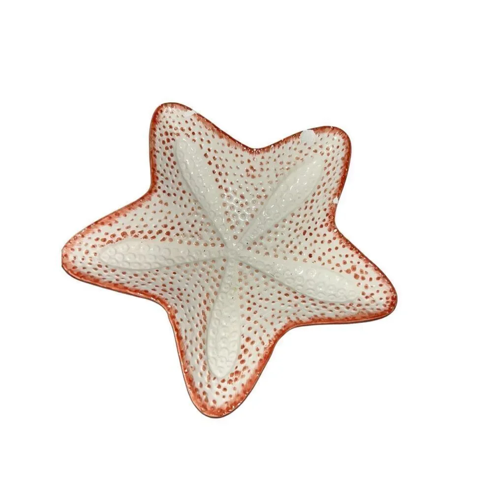 Boston Warehouse Flounder Fish Starfish Fish Shape Plates trinket holders rings